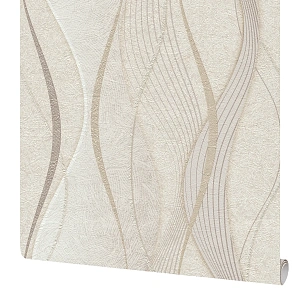 Обои бумажные Московская обойная фабрика Юрмала теплые бежевые 0.53 м 235462-1